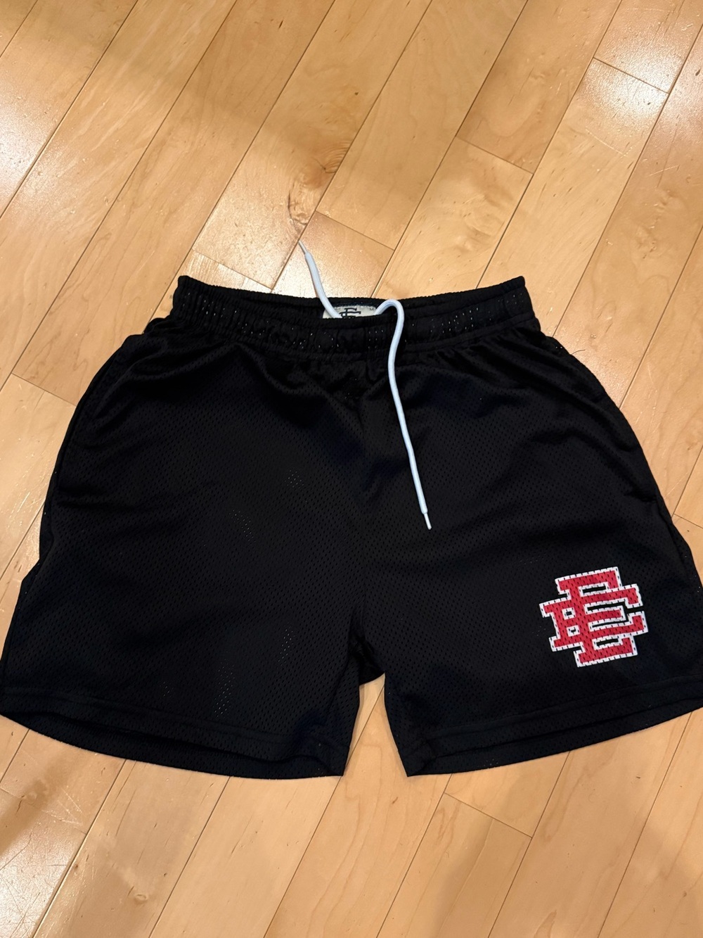 Eric Emanuel black mesh shorts Medium